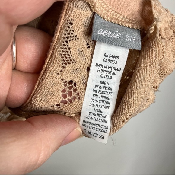 Aerie padded lace bralette size small - Picture 3 of 6